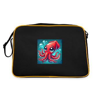 Le sympathique calmar géant : une aventure sDee - Sac Retro - noir/or - Dos