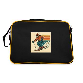 Skiing: Experience fun and adventure in the snow - Retro Bag - black/gold - Back