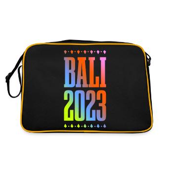 Bali 2023 - Sac Retro - noir/or - Dos
