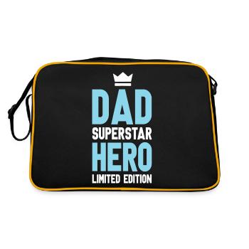 Papa édition limitée Dad Vater - Sac Retro - noir/or - Dos
