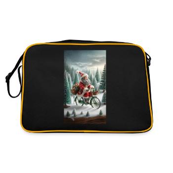 Père Noël - Sac Retro - noir/or - Dos
