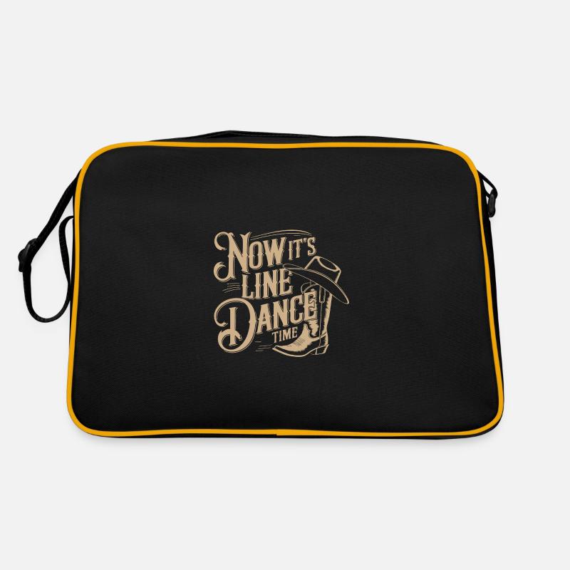 Es ist Line Dance Zeit - Linedance meine Passion Retro Tasche