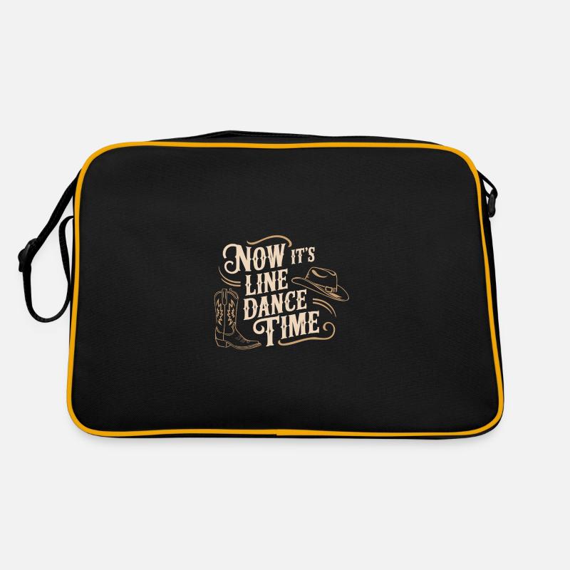 Es ist Line Dance Zeit - Linedance meine Passion Retro Tasche