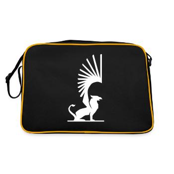 Griffin - Retro Bag - black/gold - Back