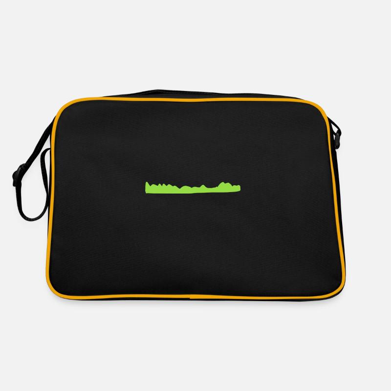 Grass Line Symbol Shape Retro Bag