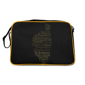 Corse - Retro Bag - black/gold - Back