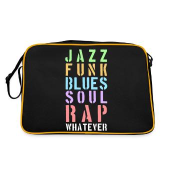 Whatever the music... - Retro Bag - black/gold - Back