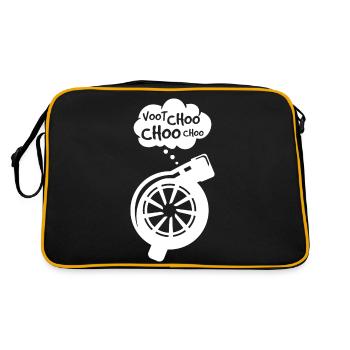 Mécanicien de voiture rêveur de turbocompresseur - Sac Retro - noir/or - Dos