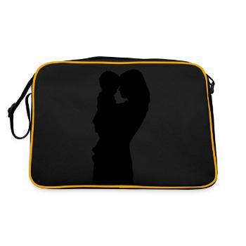 Mutter - Retro Tasche - Schwarz/Gold - Hinten