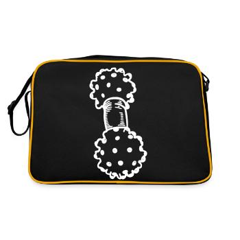 Hund Chien - Sac Retro - noir/or - Dos