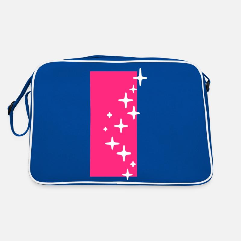 Buchstabe I Glitzer Retro Tasche