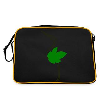Stork - Retro Bag - black/gold - Back