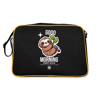 good morning - Retro Bag - black/gold - Back
