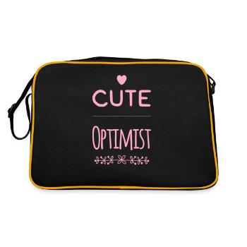 Baby Sayings - Funny Sayings - Retro Bag - black/gold - Back