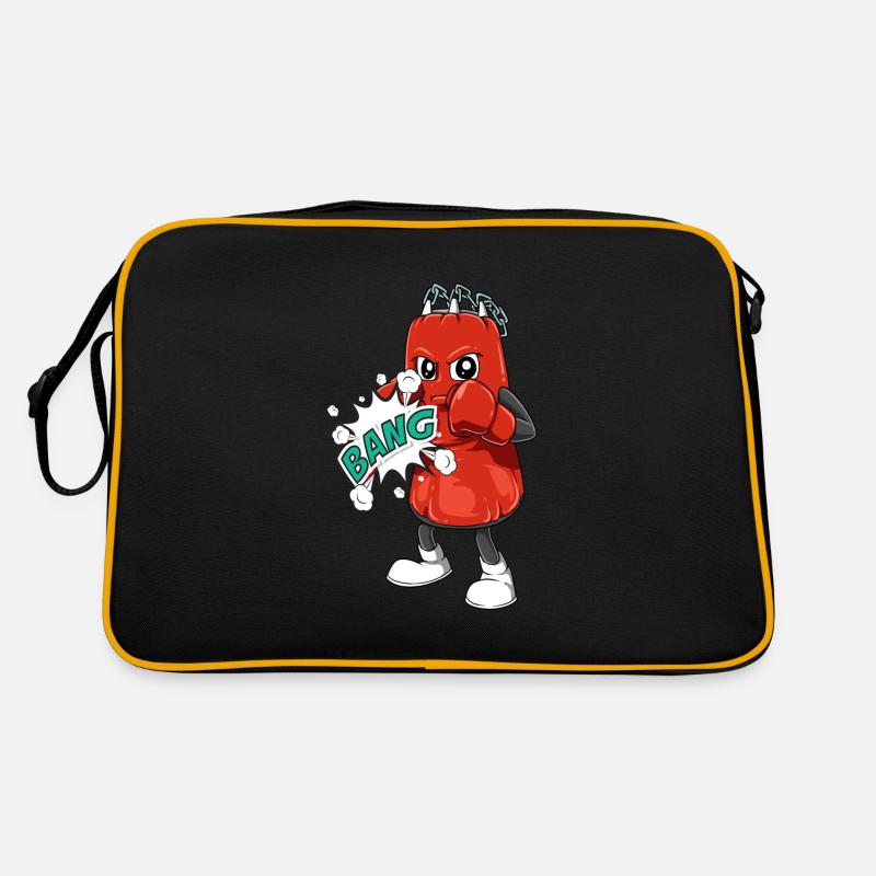 Boxe boxe boxe boxe de boxe de boxe pour un Sac Retro