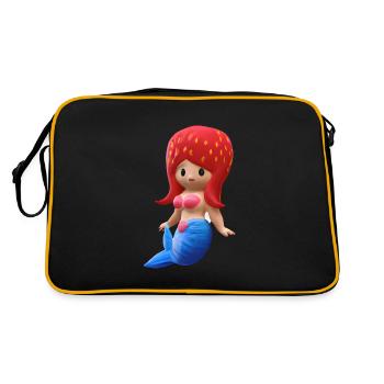 Sirène aux fraises - Sac Retro - noir/or - Dos