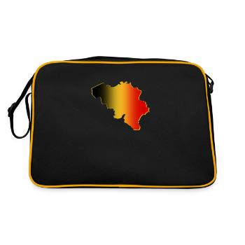 Belgique - Sac Retro - noir/or - Dos