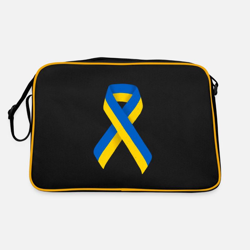 Ruban de bande ukrainienne Drapeau Ukraine Sac Retro