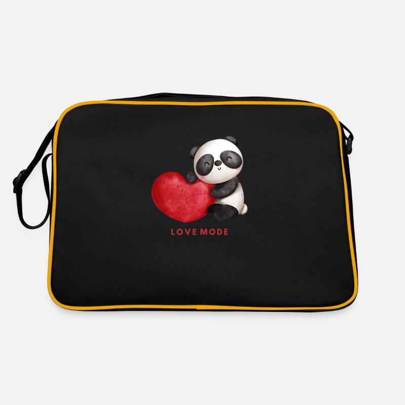 PandaHerzDesigne Retro Tasche
