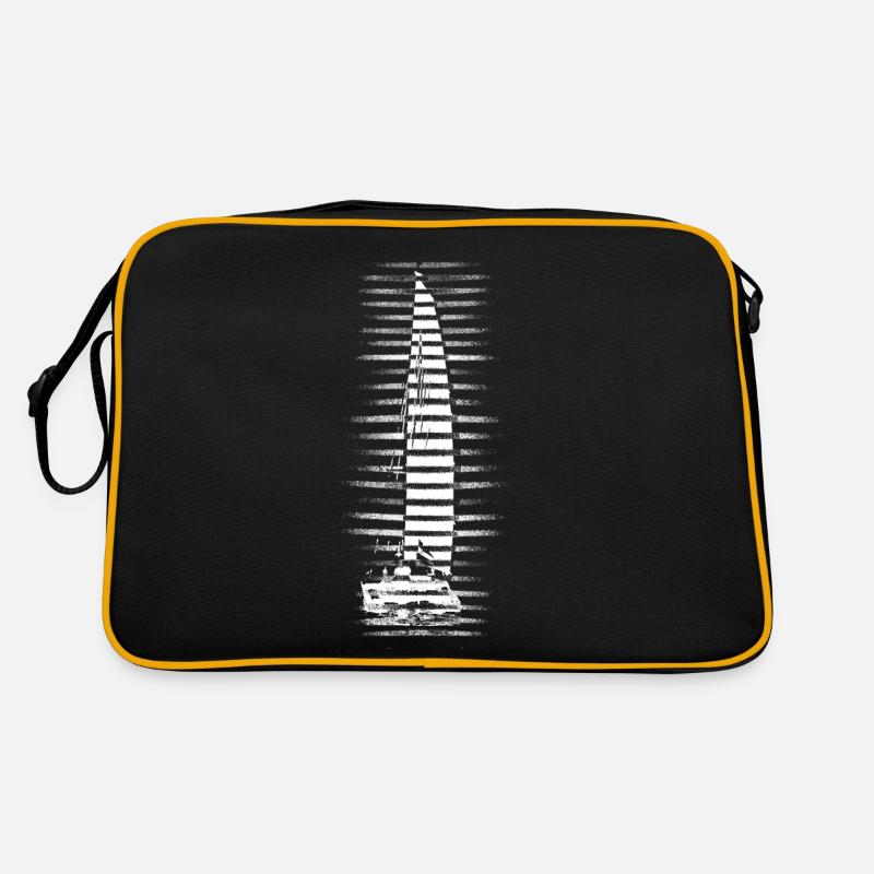 Catamaran Boat Sailing Retro Bag