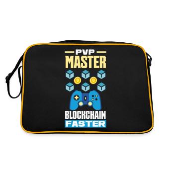 Crypto-monnaie Récompenses Gaming Blockchain Gamer - Sac Retro - noir/or - Dos