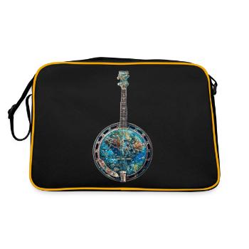 Banjo de poisson - Sac Retro - noir/or - Dos