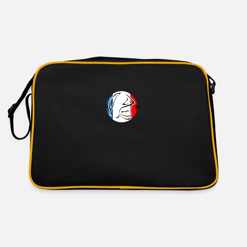 Feuerwehr - Retro Tasche - Schwarz/Gold