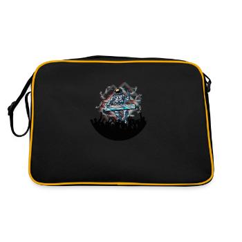 Dj - Retro Bag - black/gold - Back