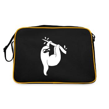 Sloth Chill Relax Relax Time out - Retro Bag - black/gold - Back