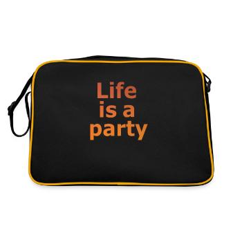 Parti - Sac Retro - noir/or - Dos
