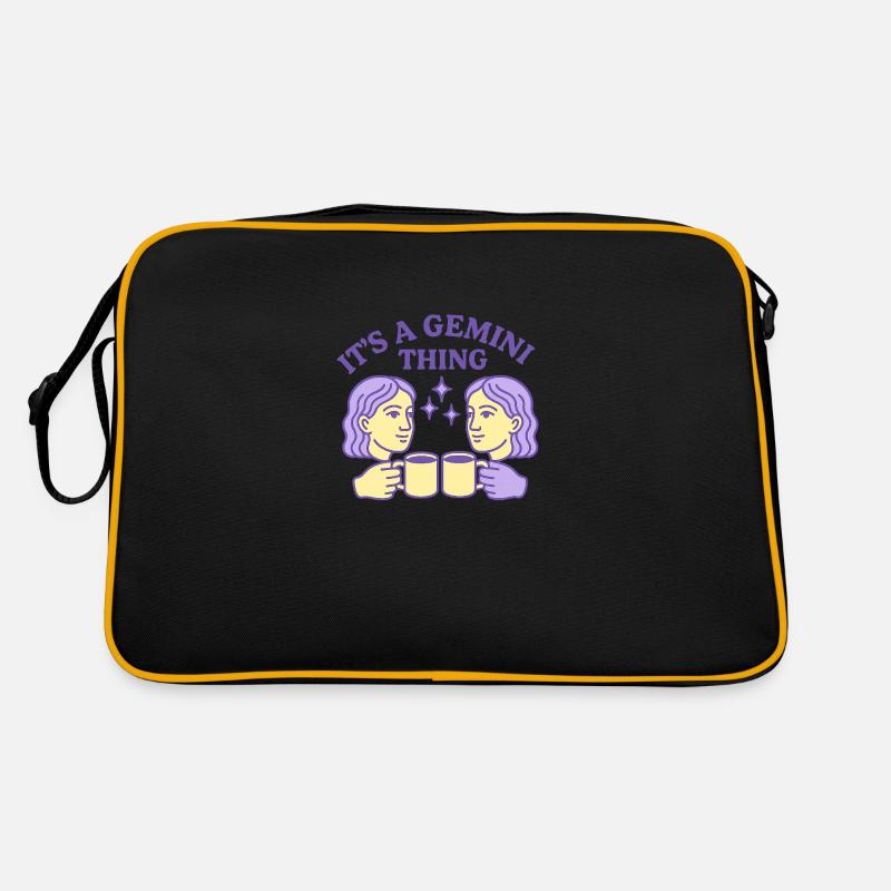 C’est une chose de Gémeaux - Signe du zodiaque Gémeaux Sac Retro