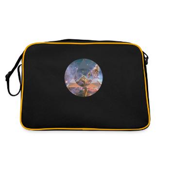 Space Polygon - Retro Bag - black/gold - Back