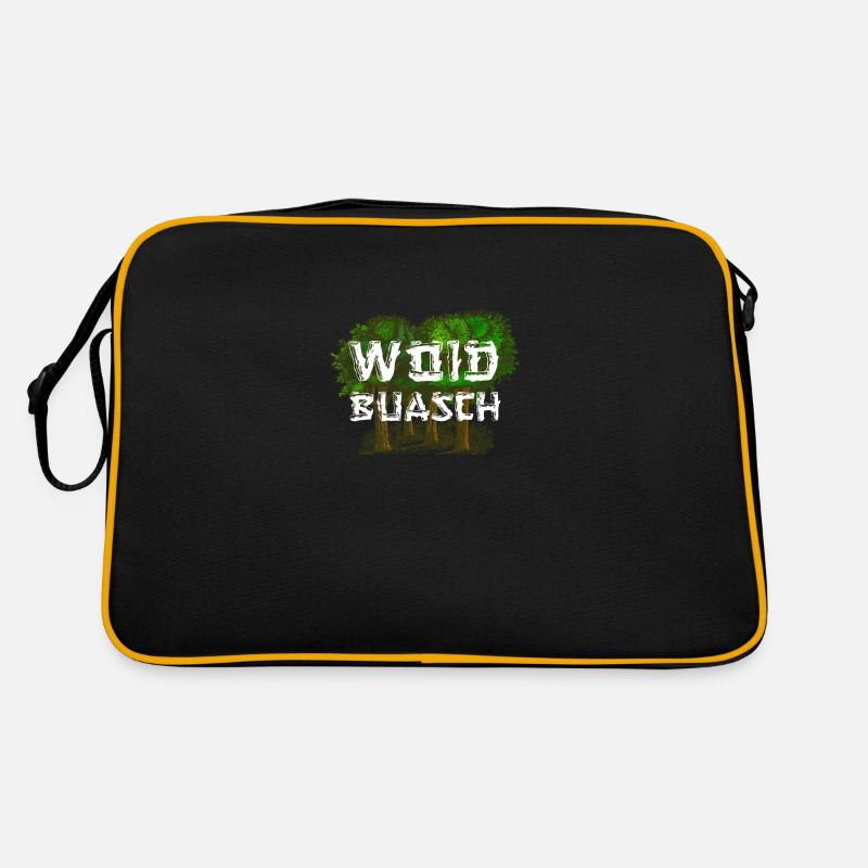 Woidbuasch dialecte dialecte dialecte bois forestier Sac Retro