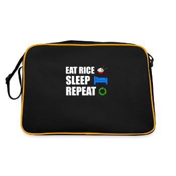 rice - Retro Bag - black/gold - Back