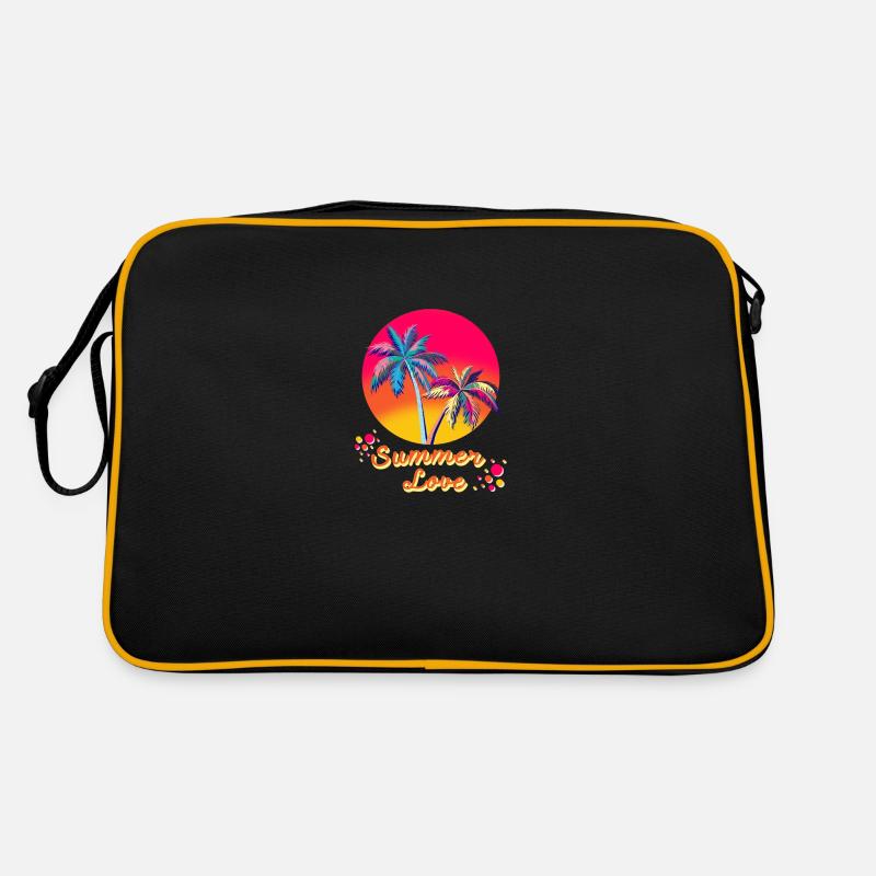 Summer, sun, beach, vacation, gift Retro Bag
