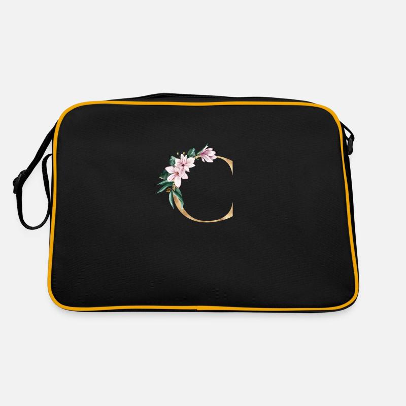 Alphabet C Retro Tasche