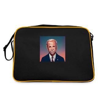 President Usa - Retro Bag - black/gold - Back