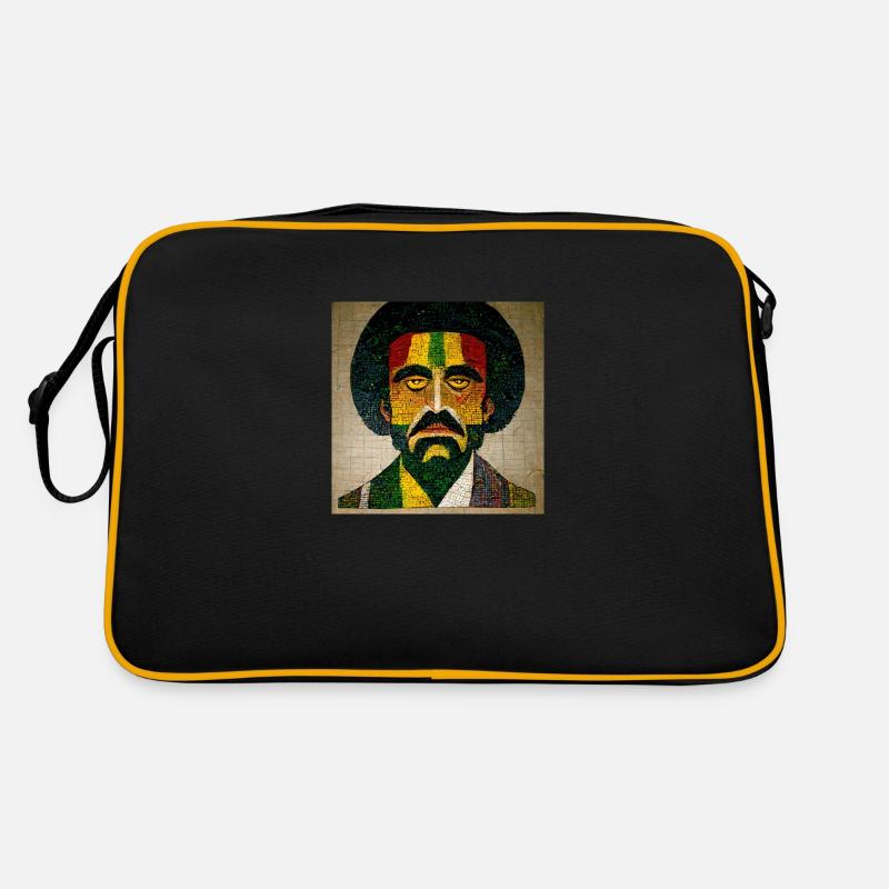 Mosaik Rasta-malerei Retro Tasche