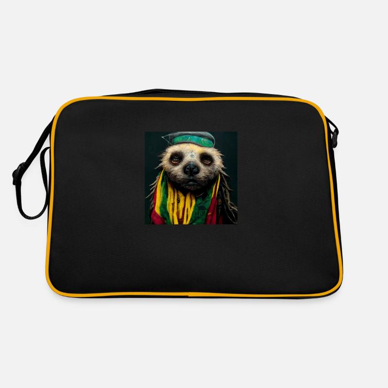 Rasta Faultier Retro Tasche