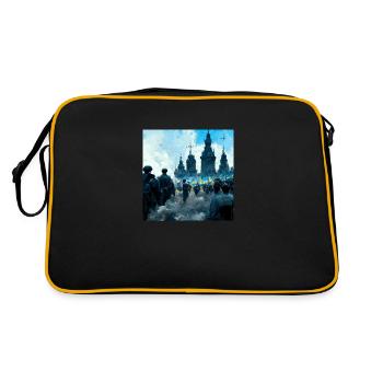 Victoire de l’Ukraine - Sac Retro - noir/or - Dos