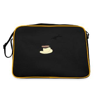 L’amour du café - La vie pour le café - Sac Retro - noir/or - Dos