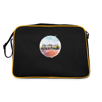 Buckingham palace London England Great britain - Retro Bag - black/gold - Back