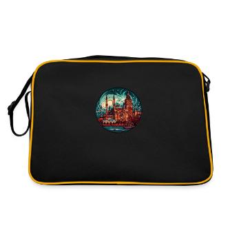 Turkish architecture - Retro Bag - black/gold - Back