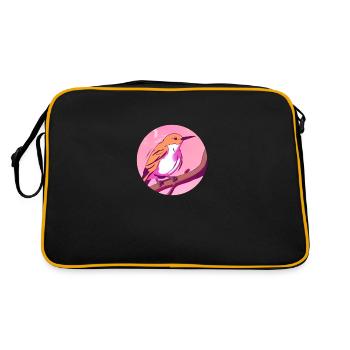 Oiseau d’éveil printanier - Sac Retro - noir/or - Dos