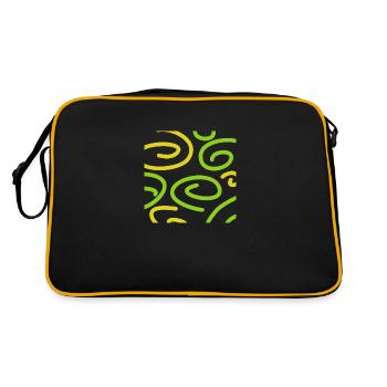 Spiral Three - Sac Retro - noir/or - Dos