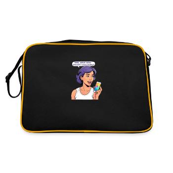 Siri Life Coach - Retro Bag - black/gold - Back