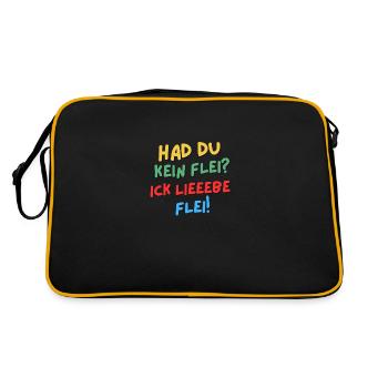 Vous n’avez pas de Flei ? J’adore Flei ! - Sac Retro - noir/or - Dos