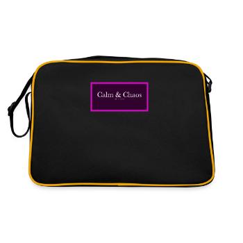 Calme et chaos - Sac Retro - noir/or - Dos