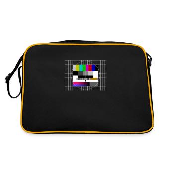Testbild - Retro Tasche - Schwarz/Gold - Hinten