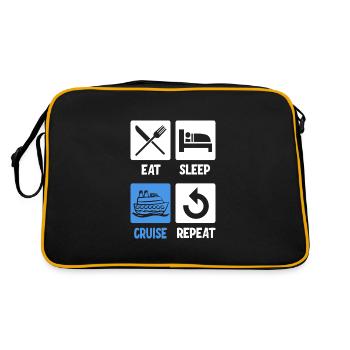 Family Cruise - Retro Bag - black/gold - Back